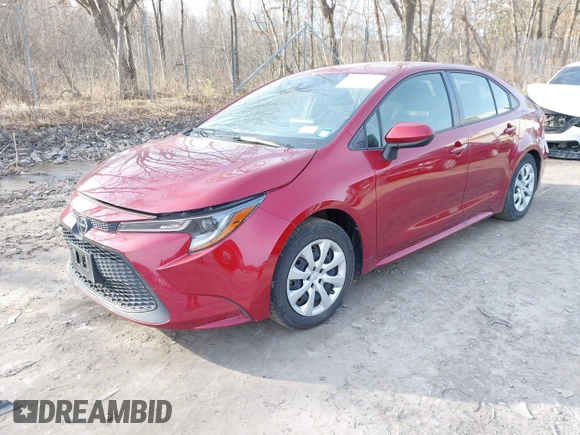 2022 Toyota Corolla LE with VIN JTDEPMAE3NJ214548, listed as a IAAI auction lot 41921491 with 29,878 mi miles and . Bid and sale history available at carsss.com. Image 17.