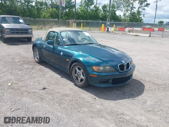 1999 BMW Z3 2.5 with VIN 4USCH9336XLF81090, listed as a IAAI auction lot 42742278 with 164,341 mi miles and . Bid and sale history available at DreamBid. Image 1.