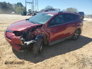 2018 Toyota RAV4 XLE with VIN 2T3WFREV6JW434177, listed as a Copart auction lot 50184895 with 160,942 mi miles and Salvage Title. Bid and sale history available at DreamBid. Image 1.