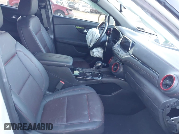 2022 Chevrolet Blazer RS with VIN 3GNKBKRS8NS214678, listed as a IAAI auction lot 41307953 with 23,114 mi miles and . Bid and sale history available at DreamBid. Image 5.