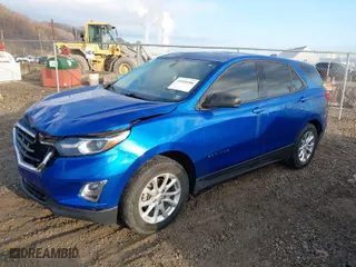 2019 Chevrolet Equinox LS with VIN 3GNAXSEV1KS521666, listed as a IAAI auction lot 40900088 with 77,573 mi miles. Bid and sale history available at carsss.com. Image 2.