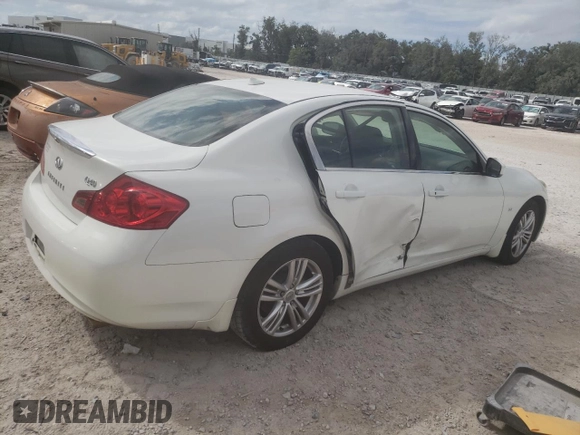 2015 Infiniti Q40 with VIN JN1CV6AP2FM501585, listed as a Copart auction lot 78748614 with 132,915 mi miles and Non Repairable. Bid and sale history available at carsss.com. Image 3.
