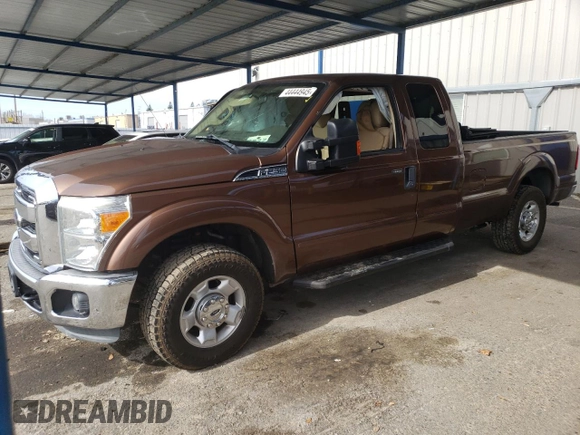 2012 Ford Super Duty F-250 SRW XL with VIN 1FT7X2A68CEB22136, listed as a Copart auction lot 44444945 with 117,630 mi miles and Salvage Title. Bid and sale history available at carsss.com. Image 1.