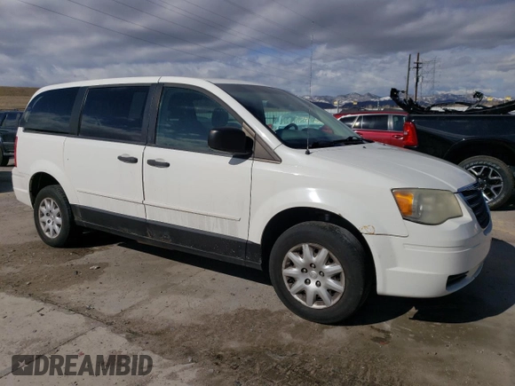 2008 Chrysler Town & Country LX with VIN 2A8HR44H78R708501, listed as a Copart auction lot 47784485 with 215,454 mi miles and Clean Title. Bid and sale history available at carsss.com. Image 4.