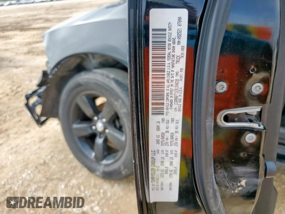 2014 Ram 1500 Express with VIN 1C6RR6FT1ES154639, listed as a Copart auction lot 61085035 with Not provided miles and Salvage title. Bid and sale history available at DreamBid. Image 12.