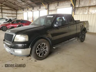 2005 Ford F-150 XLT with VIN 1FTPX12515NB04323, listed as a Copart auction lot 51379235 with 207,040 mi miles and Salvage Title. Bid and sale history available at carsss.com. Image 1.