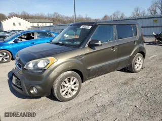 2012 Kia Soul + with VIN KNDJT2A66C7365837, listed as a Copart auction lot 48905295 with NaN miles and Salvage Title. Bid and sale history available at carsss.com. Image 1.