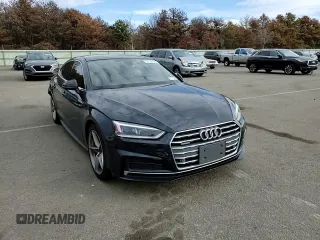 2018 Audi A5 Sportback Premium Plus with VIN WAUENCF54JA057838, listed as a Copart auction lot 75138723 with 0 mi miles. Bid and sale history available at carsss.com. Image 10.