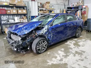 2021 Kia Forte EX with VIN 3KPF54AD5ME410889, listed as a Copart auction lot 45410725 with Not Provided miles and Salvage Title. Bid and sale history available at DreamBid. Image 1.