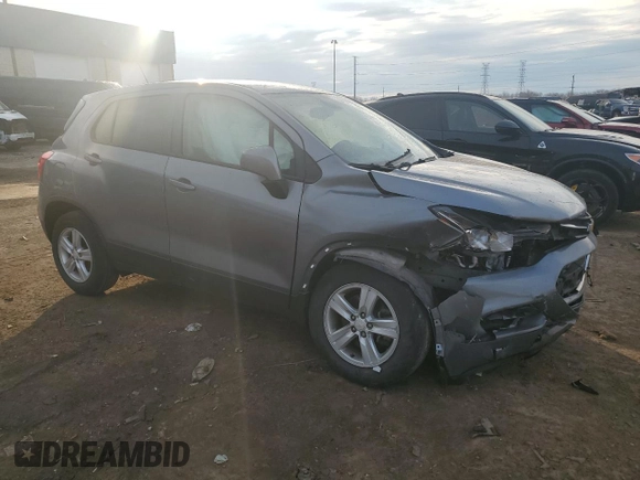 2020 Chevrolet Trax LS with VIN 3GNCJKSB7LL315171, listed as a Copart auction lot 50702695 with 49,321 mi miles and Non Repairable. Bid and sale history available at carsss.com. Image 4.