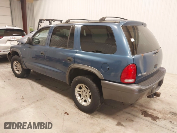 2002 Dodge Durango Sport with VIN 1B4HS38N22F157136, listed as a IAAI auction lot 41396481 with 186,039 mi miles. Bid and sale history available at carsss.com. Image 3.