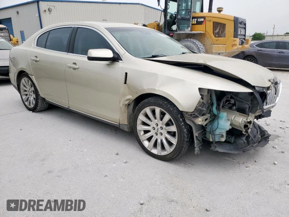 2010 Lincoln MKS with VIN 1LNHL9DR9AG607557, listed as a Copart auction lot 53779785 with 190,249 mi miles and Salvage Title. Bid and sale history available at DreamBid. Image 4.