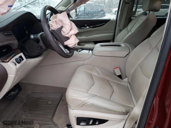 2017 Cadillac Escalade Premium Luxury with VIN 1GYS3CKJ1HR255975, listed as a Copart auction lot 44949315 with 42,123 mi miles and Salvage Title. Bid and sale history available at carsss.com. Image 7.