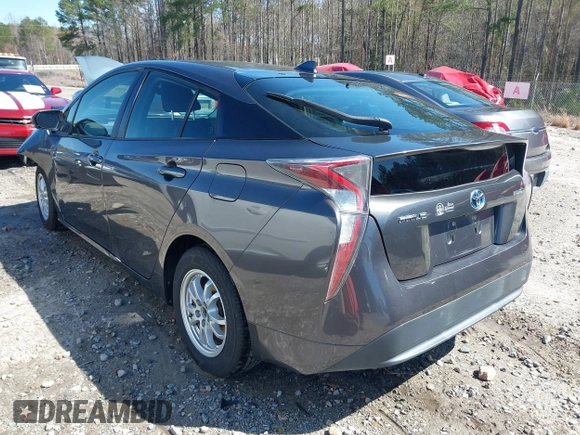 2016 Toyota Prius Two with VIN JTDKBRFU5G3518535, listed as a IAAI auction lot 41829512 with 156,175 mi miles. Bid and sale history available at carsss.com. Image 3.