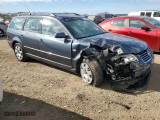2003 Volkswagen Passat GLX with VIN WVWYH63B63E081430, listed as a Copart auction lot 77882164 with 80,614 mi miles and Salvage Title. Bid and sale history available at carsss.com. Image 4.