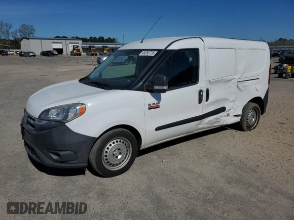 2015 Ram ProMaster City Cargo Tradesman with VIN ZFBERFAT6F6A27495, listed as a Copart auction lot 49292735 with 113,953 mi miles and Salvage Title. Bid and sale history available at DreamBid. Image 1.