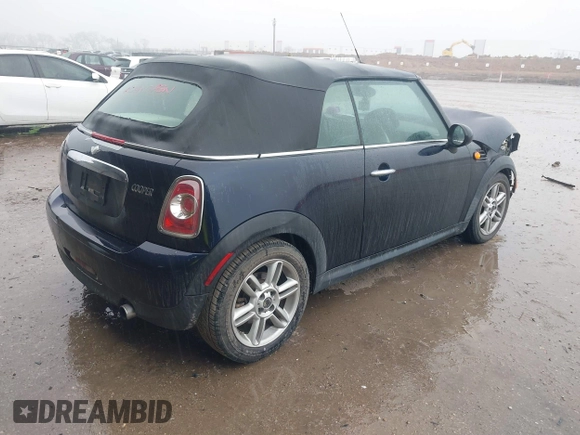 2013 MINI Convertible with VIN WMWZN3C53DT135492, listed as a IAAI auction lot 41436703 with 79,408 mi miles and . Bid and sale history available at DreamBid. Image 4.