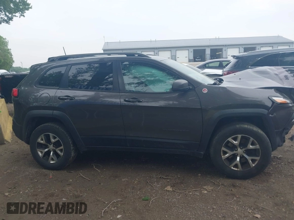 2018 Jeep Cherokee Trailhawk with VIN 1C4PJMBB0JD564792, listed as a IAAI auction lot 42513208 with 173,484 mi miles and . Bid and sale history available at DreamBid. Image 13.