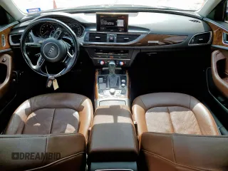 2017 Audi A6 Premium Plus with VIN WAUG8AFC6HN003673, listed as a Copart auction lot 65113635 with 114,714 mi miles and Salvage title. Bid and sale history available at DreamBid. Image 8.