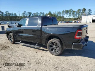 2020 Ram 1500 Limited with VIN 1C6SRFHT5LN274051, listed as a Copart auction lot 87700145 with 0 mi miles and Salvage Title. Bid and sale history available at carsss.com. Image 2.