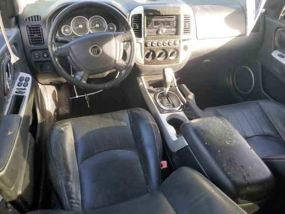 2005 Mercury Mariner Luxury with VIN 4M2CU57185DJ15517, listed as a Copart auction lot 44415385 with 129,177 mi miles and Salvage Title. Bid and sale history available at carsss.com. Image 8.