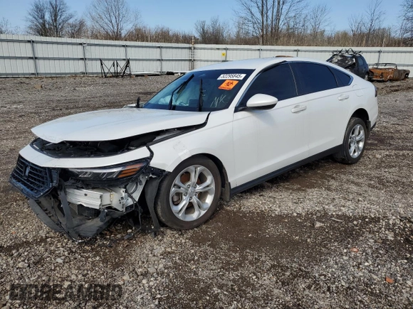 2023 Honda Accord Sedan LX with VIN 1HGCY1F27PA045365, listed as a Copart auction lot 52295845 with Not Provided miles and Clean Title. Bid and sale history available at carsss.com. Image 1.