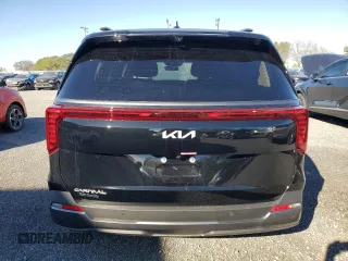 2025 Kia Carnival SX Prestige with VIN KNDNE5K34S6458894, listed as a Copart auction lot 81029044 with 0 mi miles and Salvage Title. Bid and sale history available at carsss.com. Image 6.