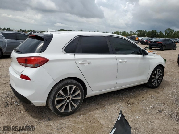 2018 Hyundai Elantra GT with VIN KMHH35LE6JU009127, listed as a Copart auction lot 64445054 with 0 mi miles and Salvage Title. Bid and sale history available at carsss.com. Image 3.