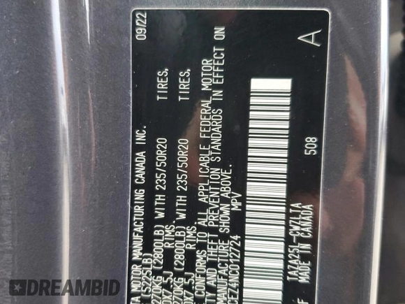 2022 Lexus NX with VIN 2T2KGCEZ4NC012724, listed as a Copart auction lot 53692485 with 31,256 mi miles and Salvage Title. Bid and sale history available at carsss.com. Image 13.