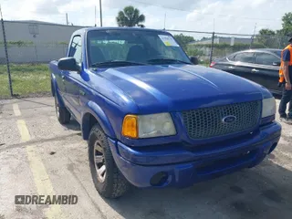 2003 Ford Ranger XL with VIN 1FTYR10U33TA20814, listed as a IAAI auction lot 41986732 with 210,067 mi miles. Bid and sale history available at carsss.com. Image 1.