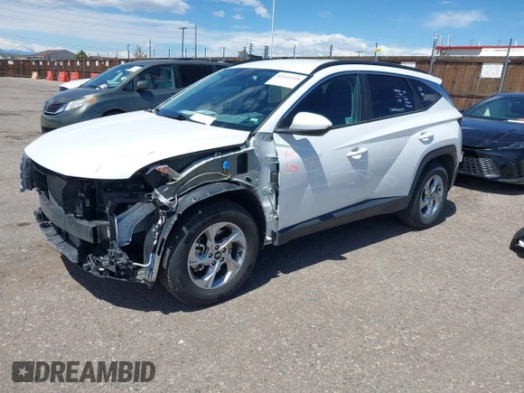 2024 Hyundai Tucson SEL with VIN 5NMJBCDE9RH339164, listed as a IAAI auction lot 42141110 with 30,230 mi miles and . Bid and sale history available at carsss.com. Image 2.