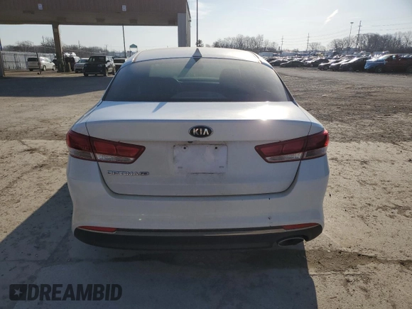 2016 Kia Optima LX with VIN 5XXGT4L39GG046552, listed as a Copart auction lot 47994905 with 107,771 mi miles and Non Repairable. Bid and sale history available at carsss.com. Image 6.