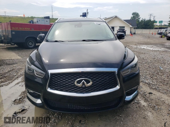 2019 Infiniti QX60 Luxe with VIN 5N1DL0MM9KC517056, listed as a Copart auction lot 62558455 with 69,808 mi miles and Clean title. Bid and sale history available at DreamBid. Image 5.