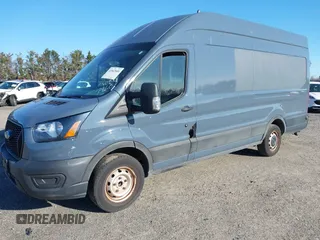 2021 Ford Transit Cargo with VIN 1FTBR3X8XMKA57960, listed as a IAAI auction lot 41842606 with 5,176 mi miles and . Bid and sale history available at DreamBid. Image 18.