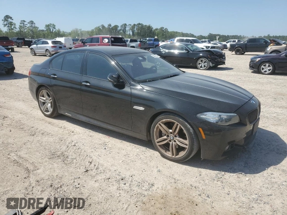 2014 BMW 5 Series 535i with VIN WBA5B1C54ED477184, listed as a Copart auction lot 52670515 with 191,671 mi miles and Clean Title. Bid and sale history available at carsss.com. Image 4.