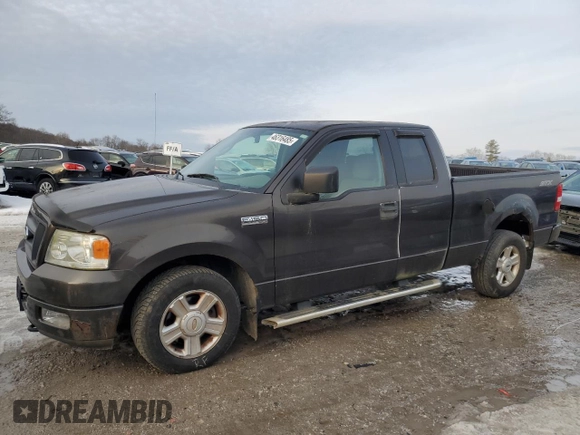 2005 Ford F-150 STX with VIN 1FTRX14W45FB12098, listed as a Copart auction lot 46316485 with 134,422 mi miles and Clean Title. Bid and sale history available at carsss.com. Image 1.