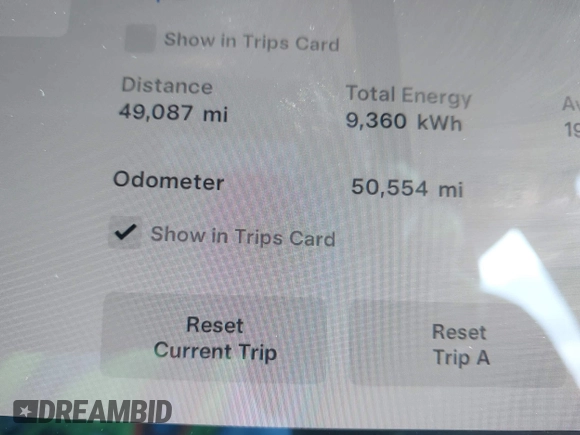 2022 Tesla Model 3 with VIN 5YJ3E1EA1NF167711, listed as a IAAI auction lot 41594266 with 50,554 mi miles and . Bid and sale history available at DreamBid. Image 15.