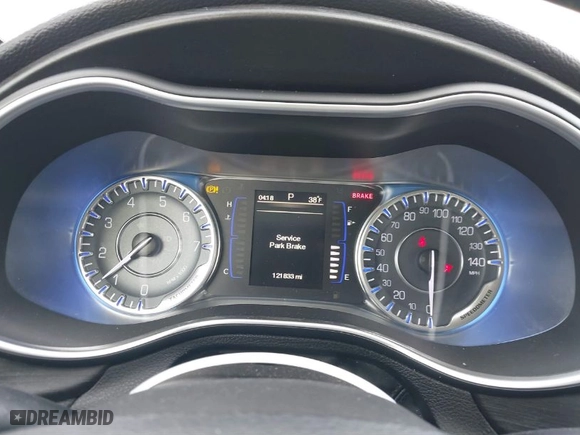 2015 Chrysler 200 Limited with VIN 1C3CCCAB4FN576759, listed as a IAAI auction lot 41583305 with 121,833 mi miles. Bid and sale history available at carsss.com. Image 7.