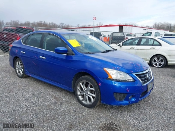 2013 Nissan Sentra SV with VIN 3N1AB7AP1DL619902, listed as a IAAI auction lot 41656100 with 161,254 mi miles. Bid and sale history available at carsss.com. Image 1.