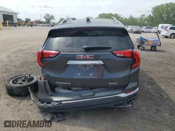 2020 GMC Terrain SLT z VIN 3GKALVEV2LL169266, wystawiony jako Copart lot #55943075 z przebiegiem 105 215 mil mil oraz Szkoda całkowita • Salvage title. Historia ofert i sprzedaży dostępna na DreamBid. Obrazek 6.