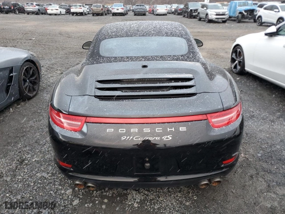 2013 Porsche 911 Carrera S with VIN WP0CB2A93DS156575, listed as a Copart auction lot 83323814 with 0 mi miles and Salvage Title. Bid and sale history available at carsss.com. Image 6.