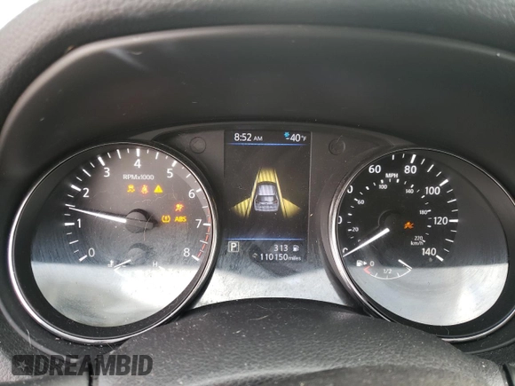 2019 Nissan Rogue SV with VIN 5N1AT2MT5KC770686, listed as a Copart auction lot 47623755 with 110,150 mi miles and Salvage Title. Bid and sale history available at DreamBid. Image 9.