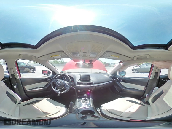 2015 Mazda 3 S Grand Touring with VIN JM1BM1M38F1274301, listed as a Copart auction lot 59513355 with 95,239 mi miles and Salvage title. Bid and sale history available at DreamBid. Image 14.