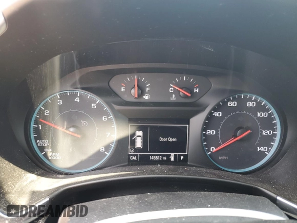 2018 Chevrolet Equinox LT with VIN 3GNAXKEX7JS564960, listed as a Copart auction lot 51712245 with 145,512 mi miles and Salvage Title. Bid and sale history available at DreamBid. Image 9.