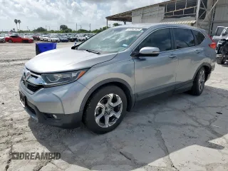 2019 Honda CR-V EX-L with VIN 5J6RW1H8XKA046531, listed as a Copart auction lot 61592925 with 60,717 mi miles and Salvage title. Bid and sale history available at DreamBid. Image 1.