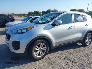 2017 Kia Sportage LX with VIN KNDPM3AC5H7074451, listed as a IAAI auction lot 41889640 with 111,314 mi miles. Bid and sale history available at carsss.com. Image 6.
