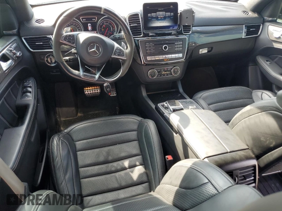2018 Mercedes-Benz GLE 63 S AMG with VIN 4JGED7FB6JA119044, listed as a Copart auction lot 61832525 with 55,801 mi miles and Salvage title. Bid and sale history available at DreamBid. Image 8.