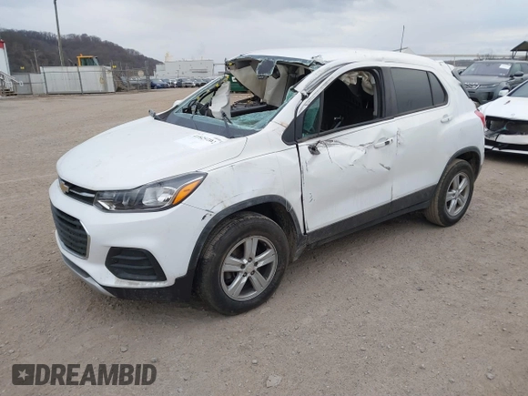 2020 Chevrolet Trax LS with VIN 3GNCJNSB7LL119507, listed as a IAAI auction lot 41829202 with 130,600 mi miles. Bid and sale history available at carsss.com. Image 17.