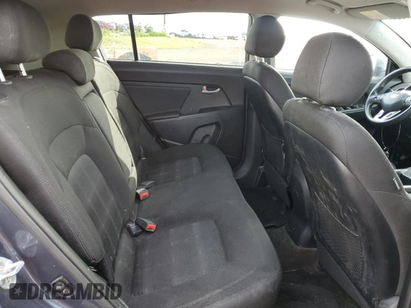2012 Kia Sportage LX with VIN KNDPB3A20C7193384, listed as a Copart auction lot 63897595 with 308,479 mi miles and Salvage title. Bid and sale history available at DreamBid. Image 11.