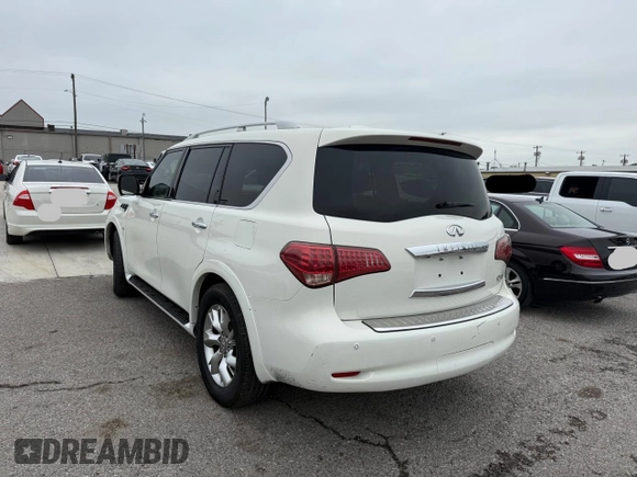 2014 Infiniti QX80 z VIN JN8AZ2NF3E9554806, wystawiony jako Copart lot #59925155 z przebiegiem 185 769 mil mil oraz Czysty tytuł • Clean title. Historia ofert i sprzedaży dostępna na DreamBid. Obrazek 3.